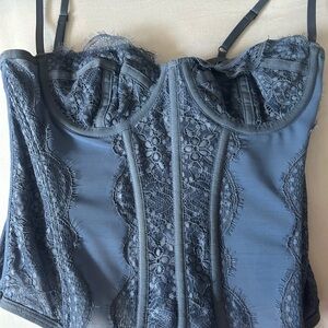 Urban Outfitters Out From Under Bustier in Gray Blue